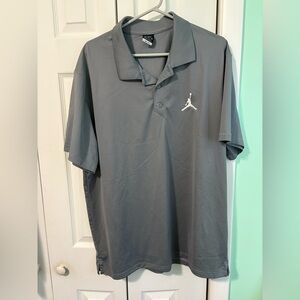 Jordan Gray Dri-FIT polo